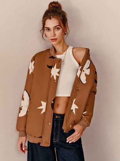 Oversized Bomberjacke Groß Modern Urban