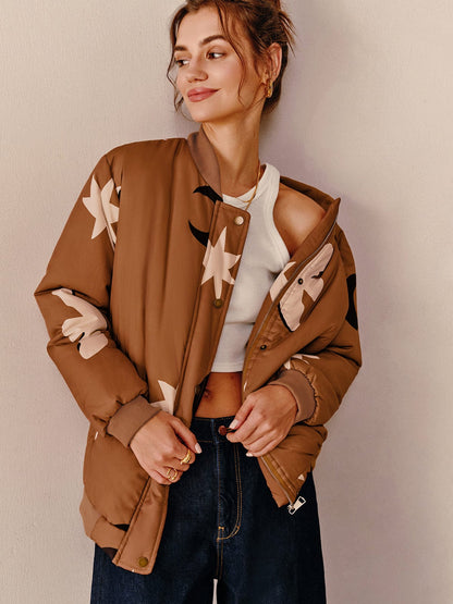 Oversized Bomberjacke Groß Modern Urban