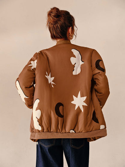 Oversized Bomberjacke Groß Modern Urban