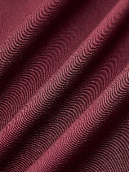 Rote Damenjacke Elegante Minimalistisch Burgunder