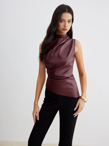 Damen Top Sommer Ärmellos Chic Moderne