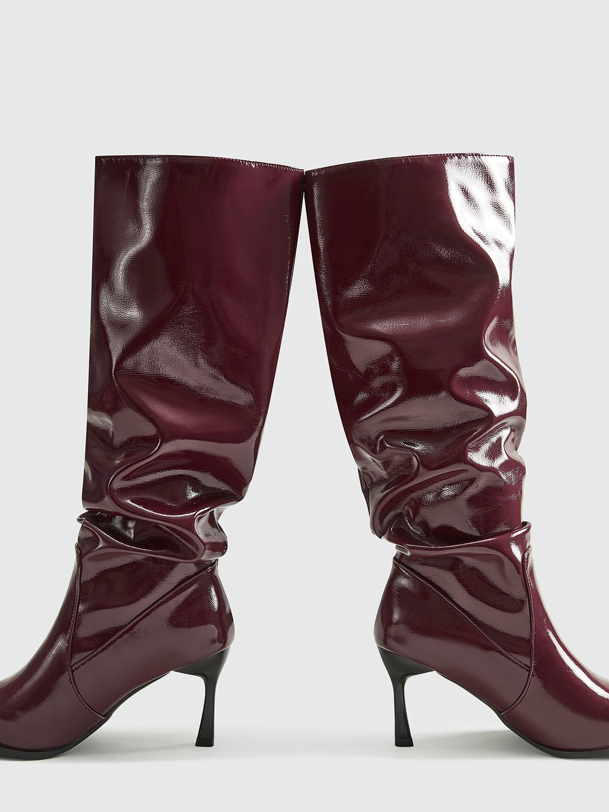 Hohe Stiefel Damen Kniehoch Schuhe Stiletto