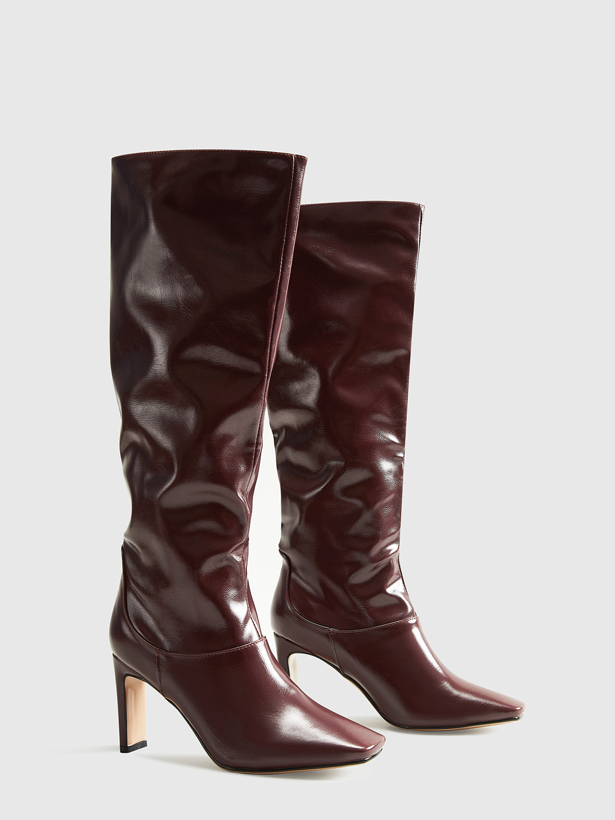 Stiefeletten Damen Blockabsatz Schuhe Höhe