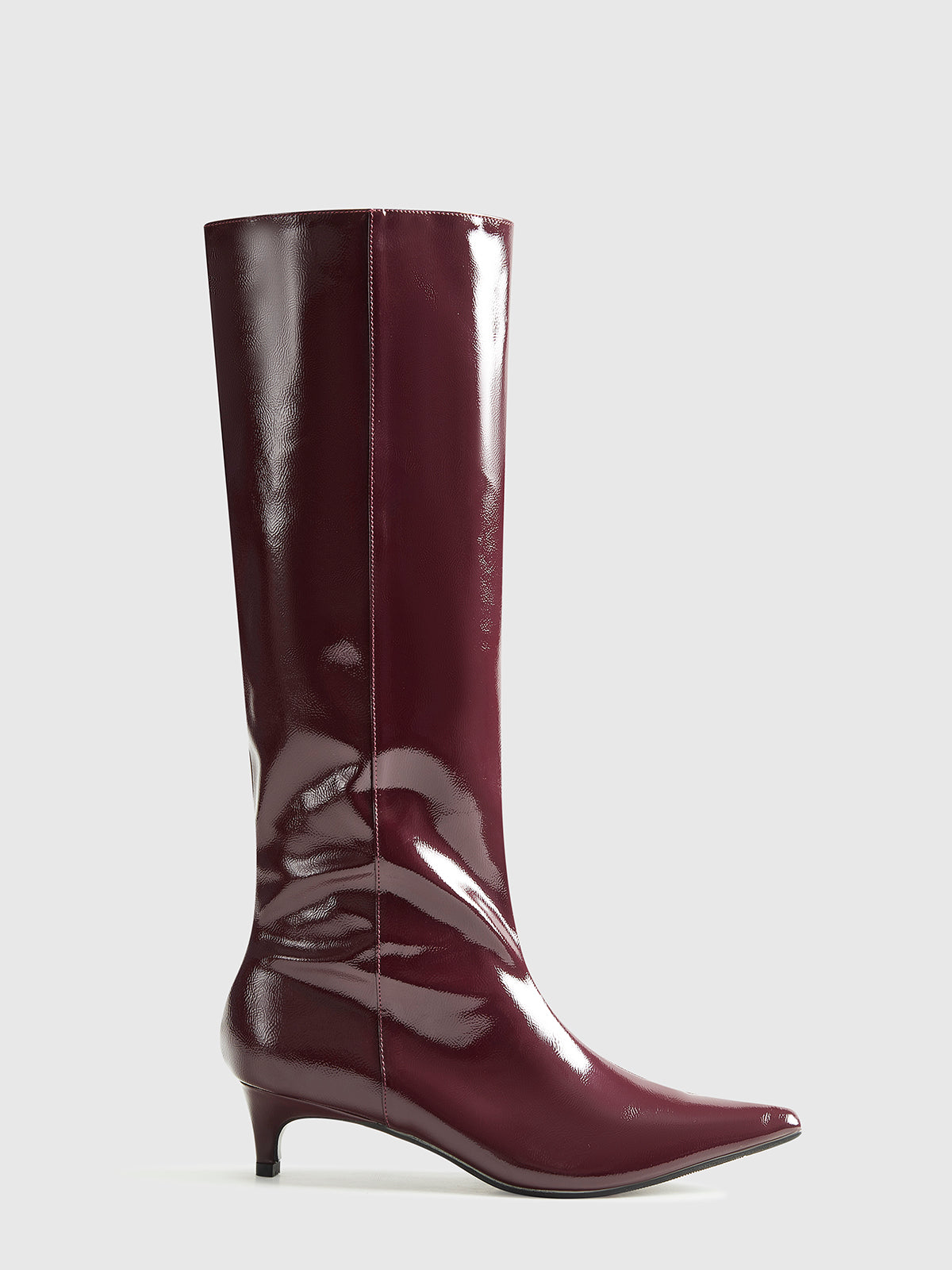 Kniehohe Stiefel Bequem Damen Stiletto