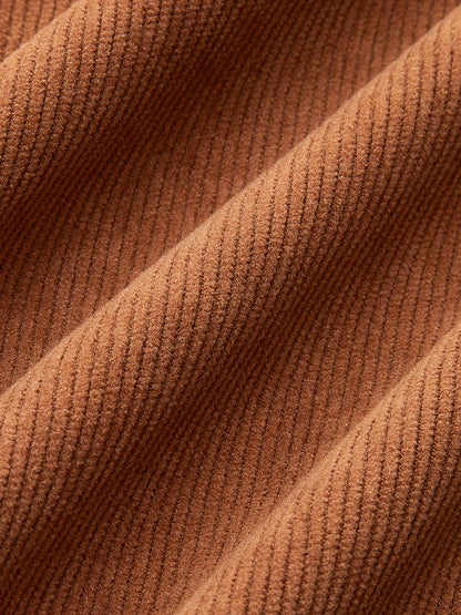Damenrock Cord mit Knöpfen Elegant