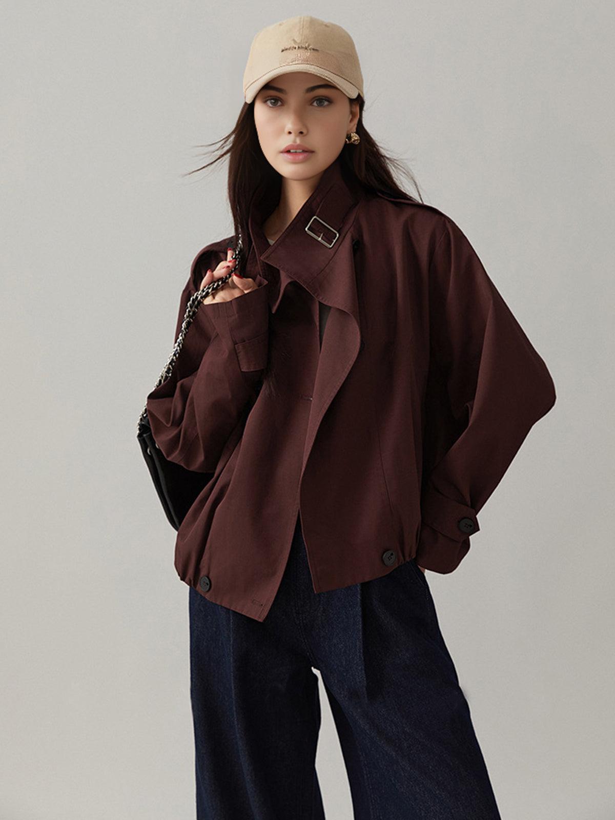 Vintage Trenchcoat Damen Lockere Oversized - BerlinGlamour