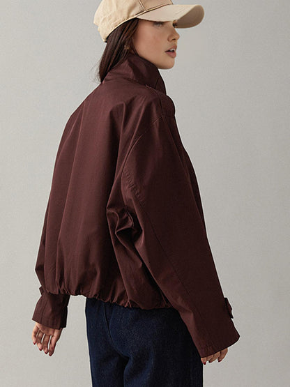 Vintage Trenchcoat Damen Lockere Oversized