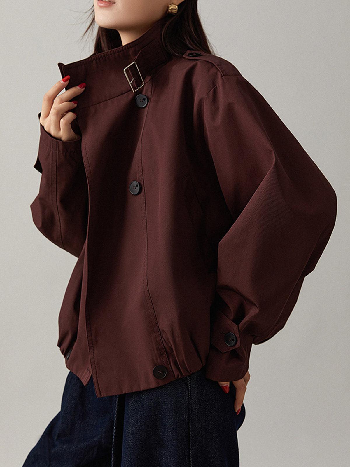 Vintage Trenchcoat Damen Lockere Oversized
