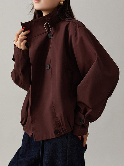 Vintage Trenchcoat Damen Lockere Oversized