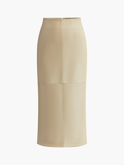 Sommerrock Damen Midi Mit Hoher Taille