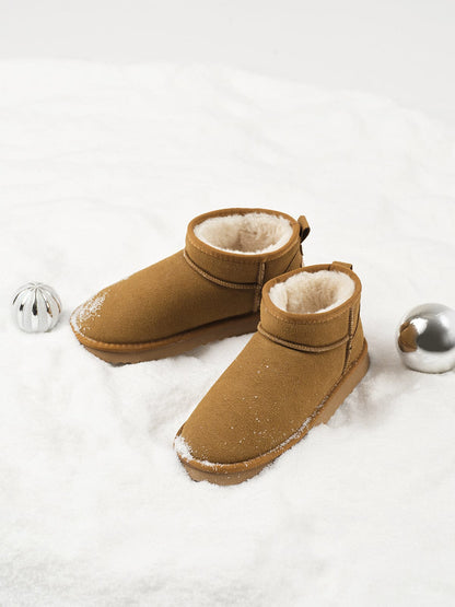 Warme Schneestiefel aus Schafwolle