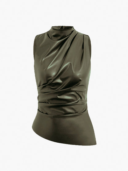 Damen Top Sommer Ärmellos Chic Moderne