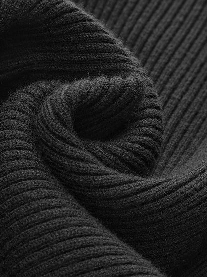 Damen Rollkragenpullover Frühling Stilvoll Gerippt