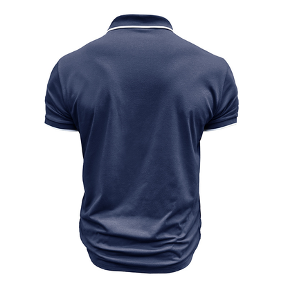 Herren Poloshirt Kurzarm Klassisch Slimfit