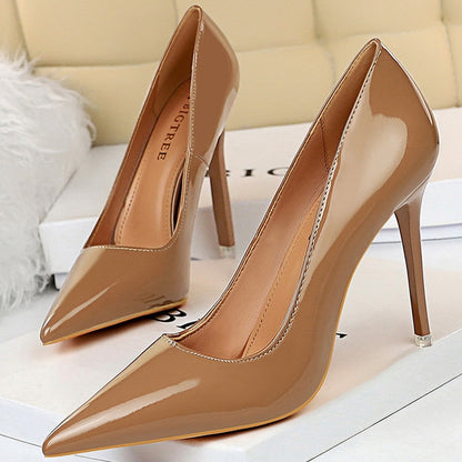 Stiletto Schuhe Hoch Damenschuhe Glitter