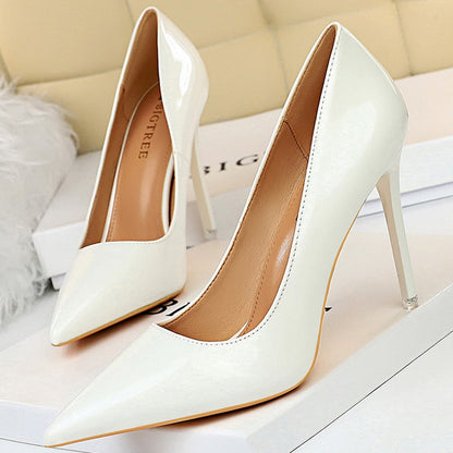 Stiletto Schuhe Hoch Damenschuhe Glitter