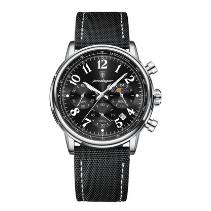 Herrenuhr Lederarmband Elegante Quarz