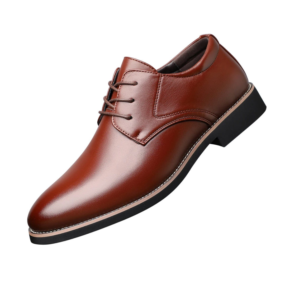 Herren Business Schuhe Elegant Lederschuhe Schwarz