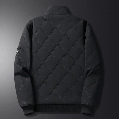 Windichte Herren Winter Jacke mit Fleece Innenfutter