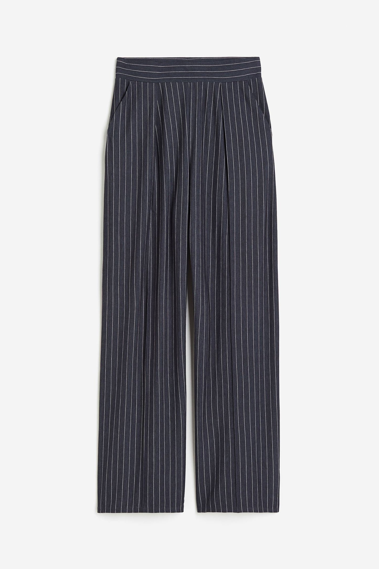 Damenhose Weit Bequem Bundfalten Komfort