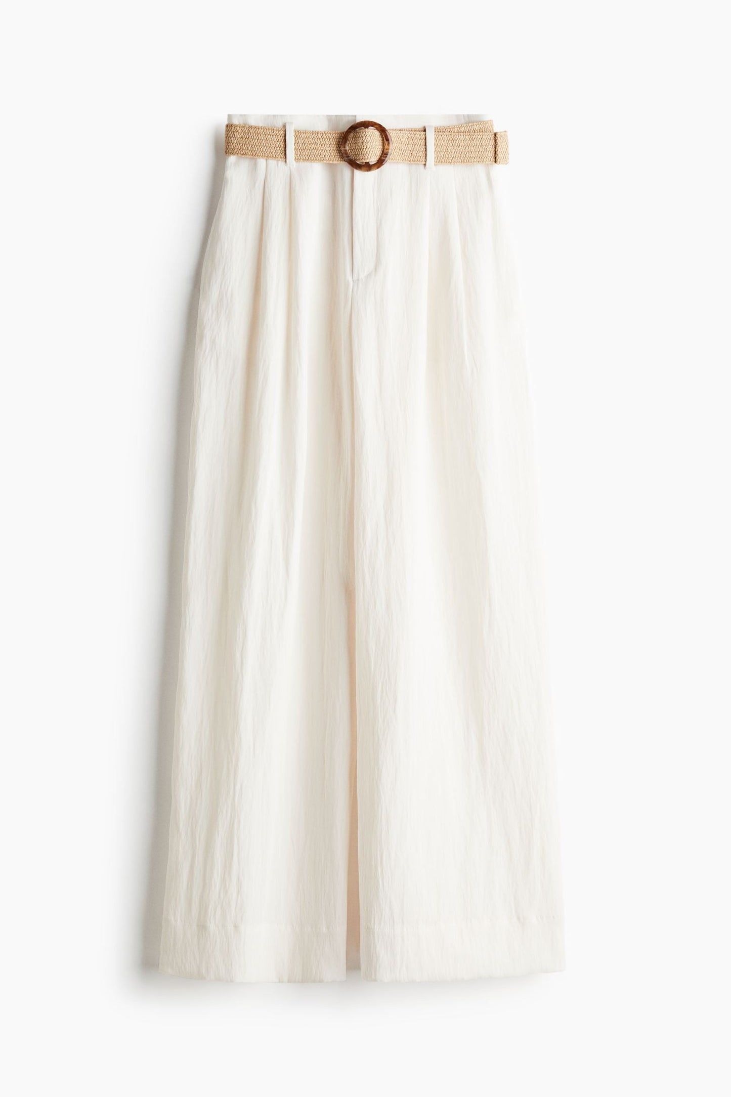 Damenhose Leinen mit Gürtel Bequem - BerlinGlamour