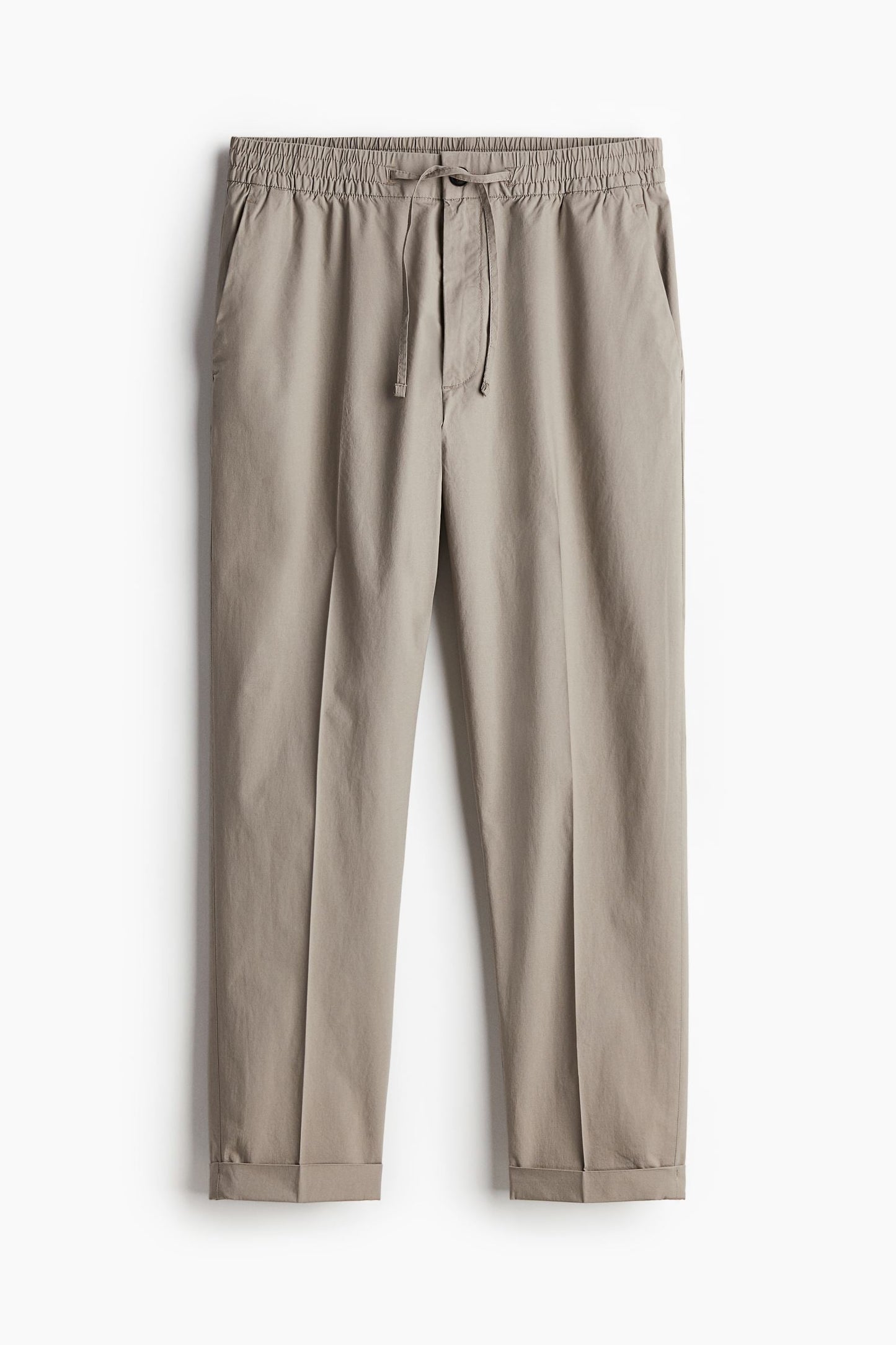 Herren Chino Hose Braun mit Kordelzug - BerlinGlamour
