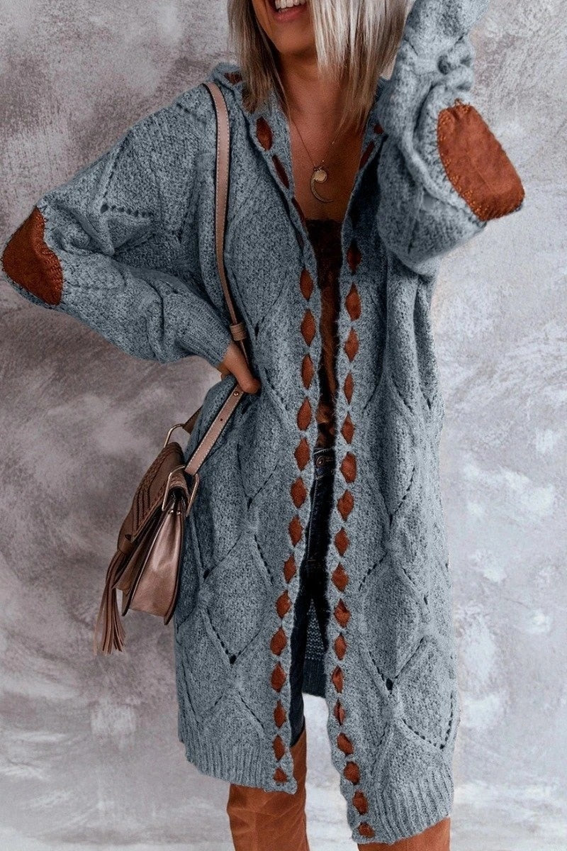 Elegante Langstrickcardigan Damen