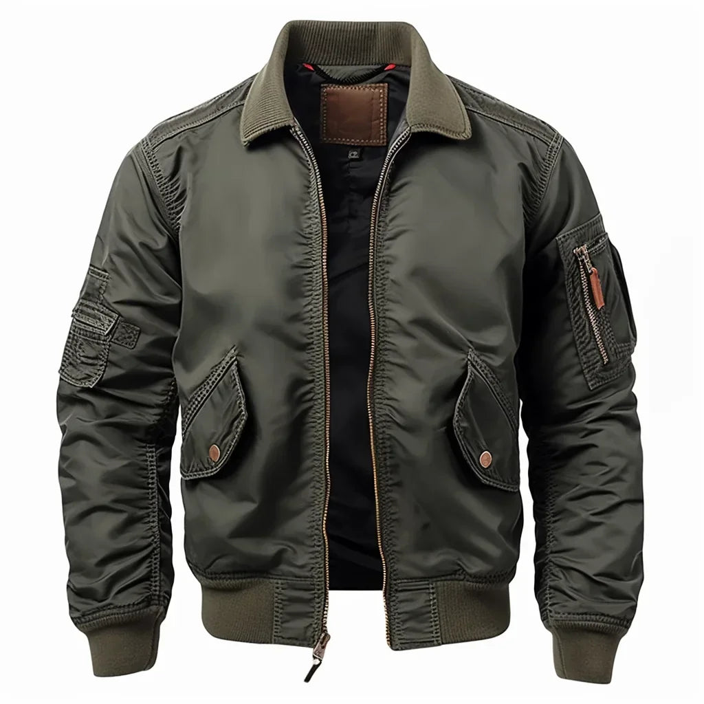 Herren Bomberjacke Sportlich Wasserabweisend - BerlinGlamour