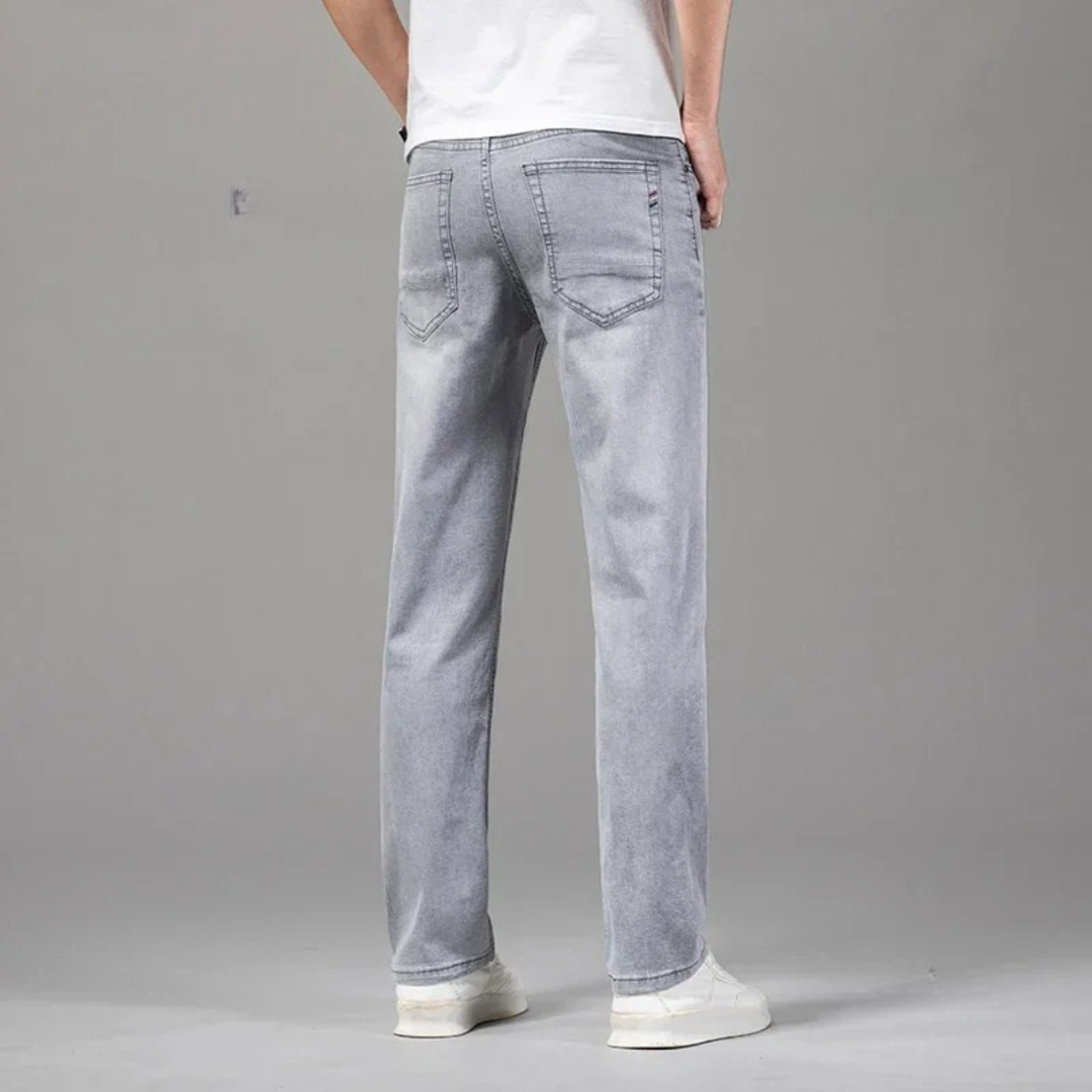 Herren Jeans Baumwolle Bequem Elegant