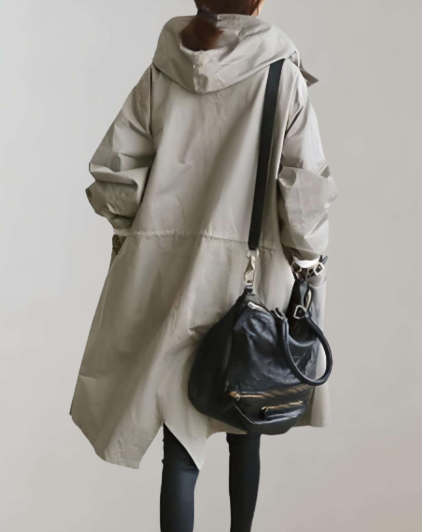 Trenchcoat Damen Warm mit Kapuze Winter - BerlinGlamour