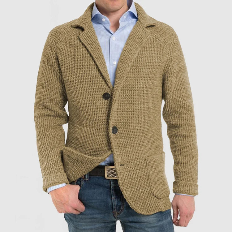 Herren Blazer Slim Fit Business Anzug Modern