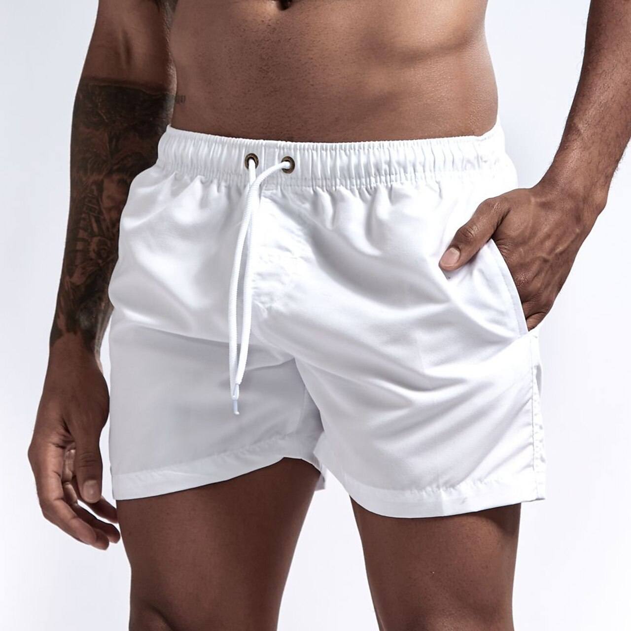 Herren Badeshorts Elastisch Schnelltrocknend Strand - BerlinGlamour