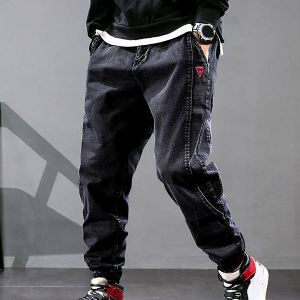 Elastische Herrenjeans Bequem Baggy Denim Jogger - BerlinGlamour