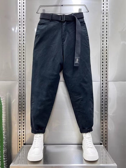 Bequeme Herrenhosen Loose Fit mit Gürtel - BerlinGlamour