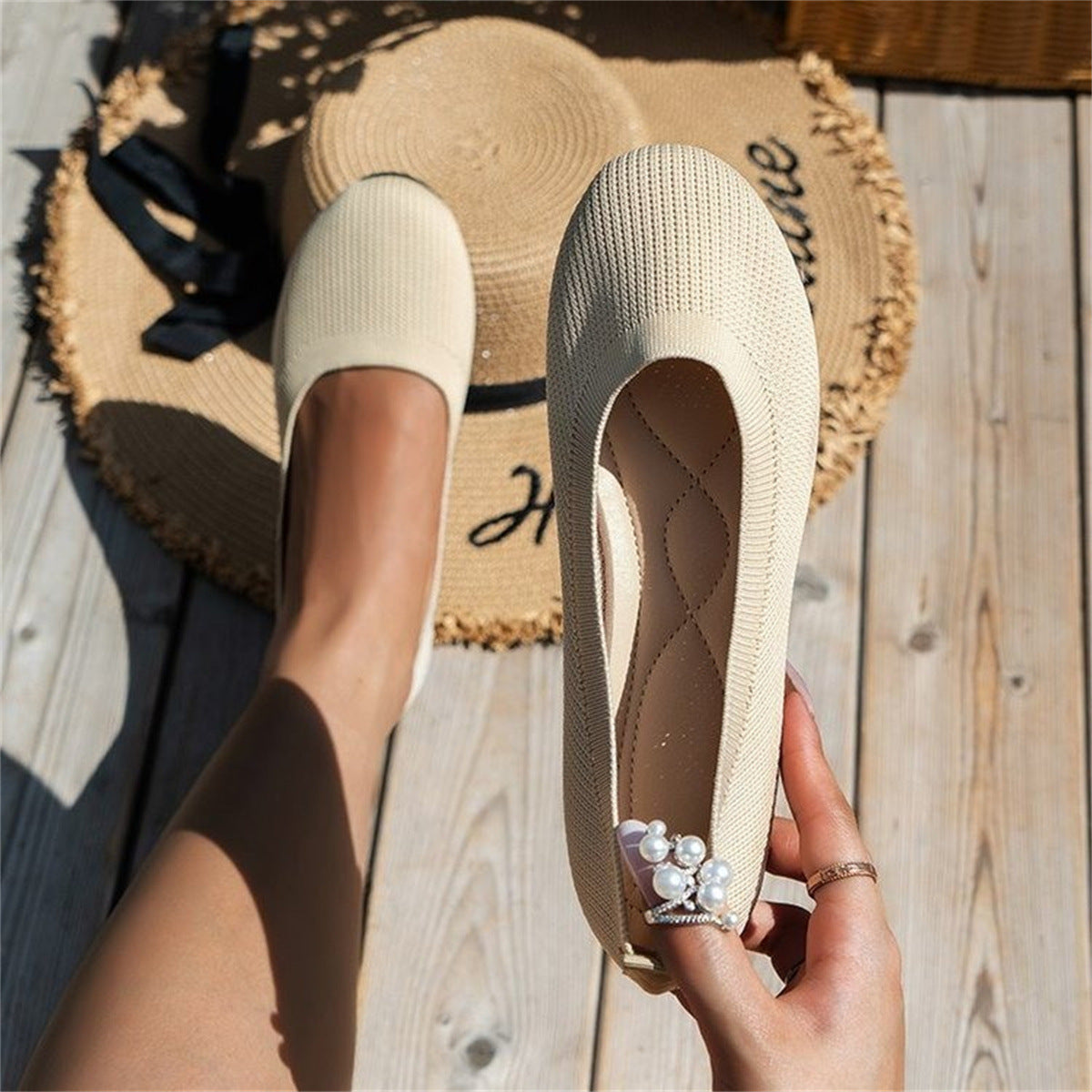 Bequeme Orthopädische Damenschuhe Balletflats