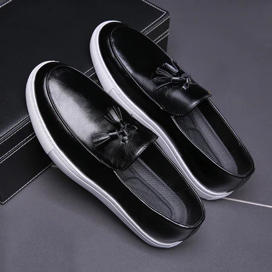 Leder Loafer Schuhe Damen Elegant