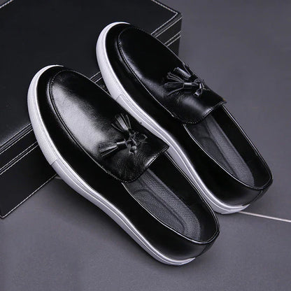Leder Loafer Schuhe Damen Elegant