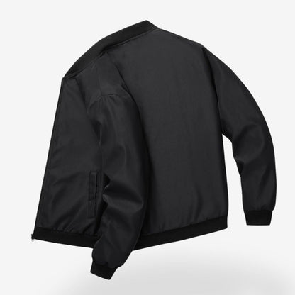 Baseballjacke mit geripptem Kragen für Herren 2
