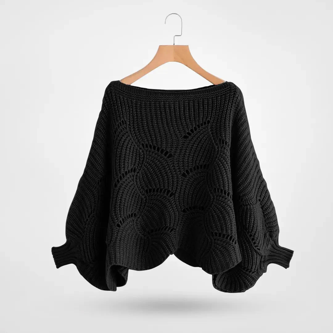Weiches Strick-Schultertuch Hochwertig Elegант - BerlinGlamour