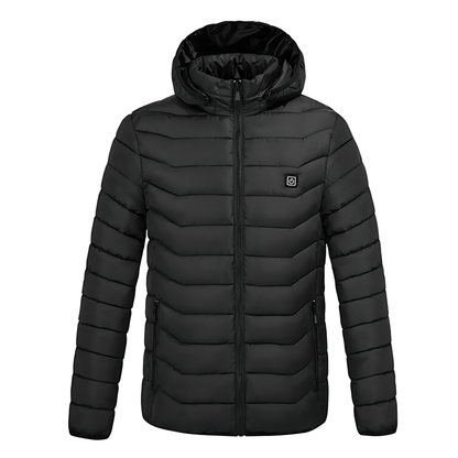 Beheizte Jacke - Kapuze - Puffer - Daunenjacke - Winterjacke für Männer-Chaps Herrenmode