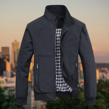Leichte Übergangsjacke Stehkragen Outdoor Jacke Alltag