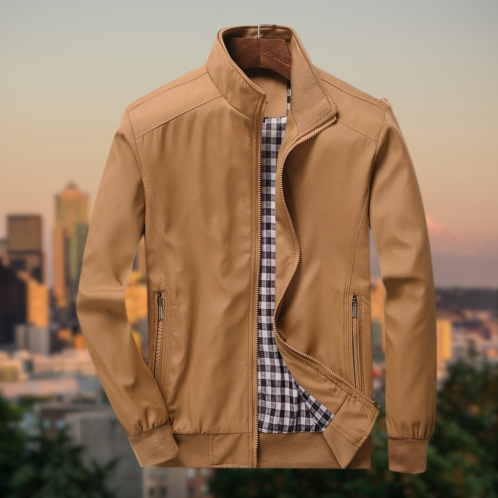 Leichte Übergangsjacke Stehkragen Outdoor Jacke Alltag
