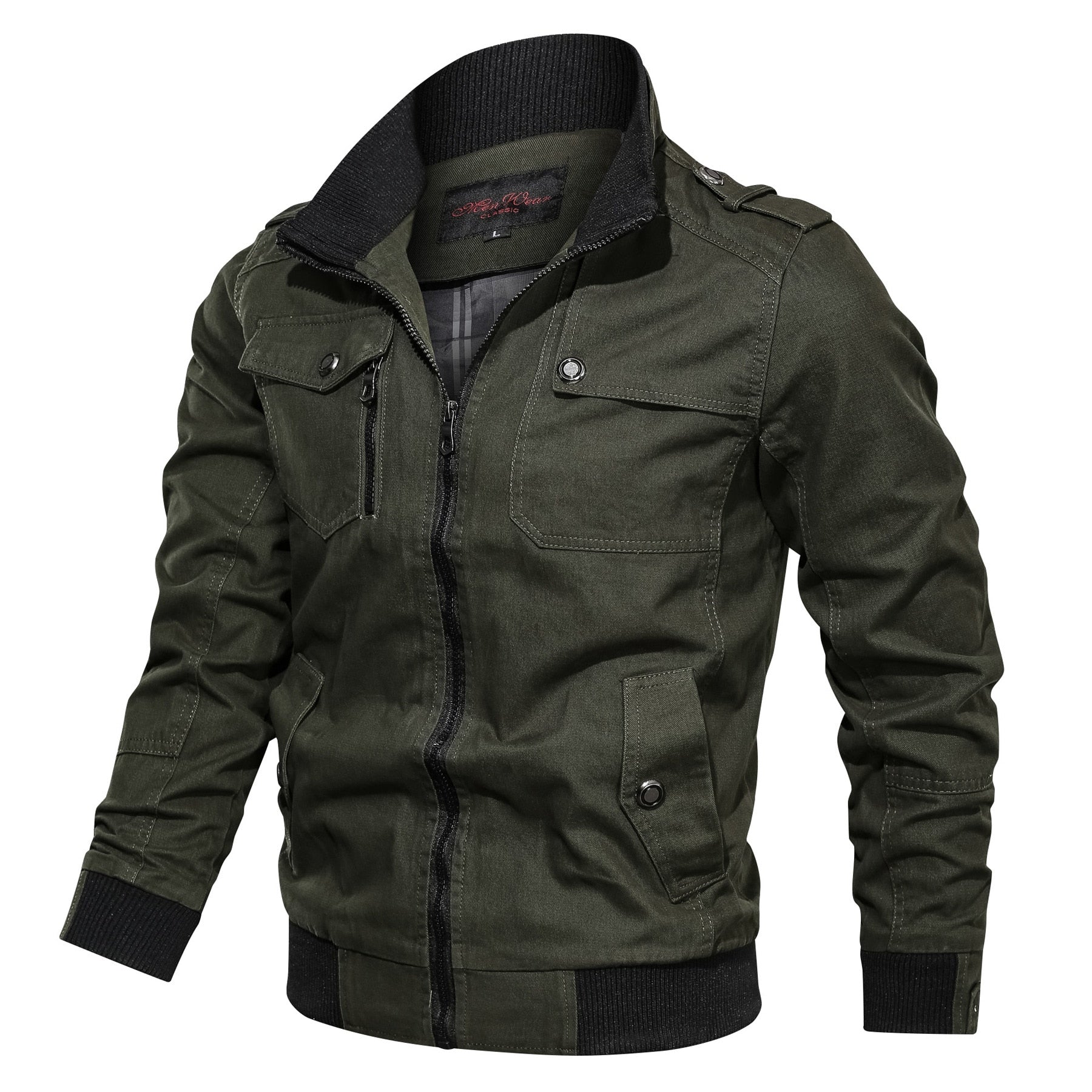 Stilvolle Herrenjacke Stehkragen Klassisch - BerlinGlamour