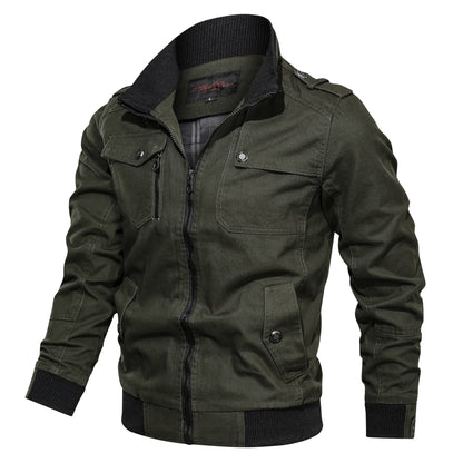 Stilvolle Herrenjacke Stehkragen Klassisch - BerlinGlamour