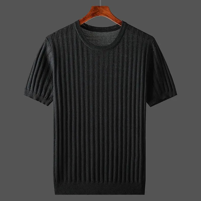Herren T-Shirt Kurzarm Baumwolle Weich