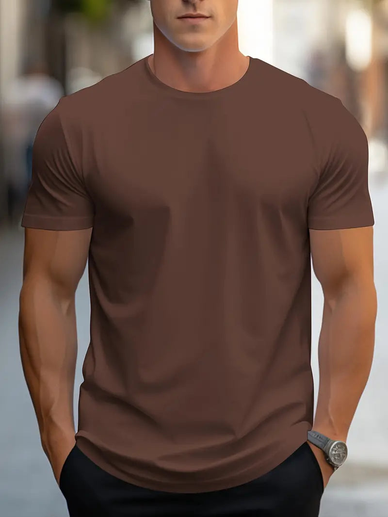 Männer T-Shirt Elegantes Slim Fit