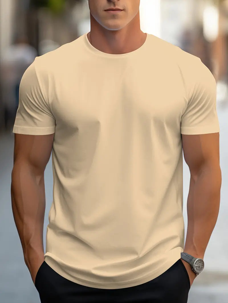 Männer T-Shirt Elegantes Slim Fit