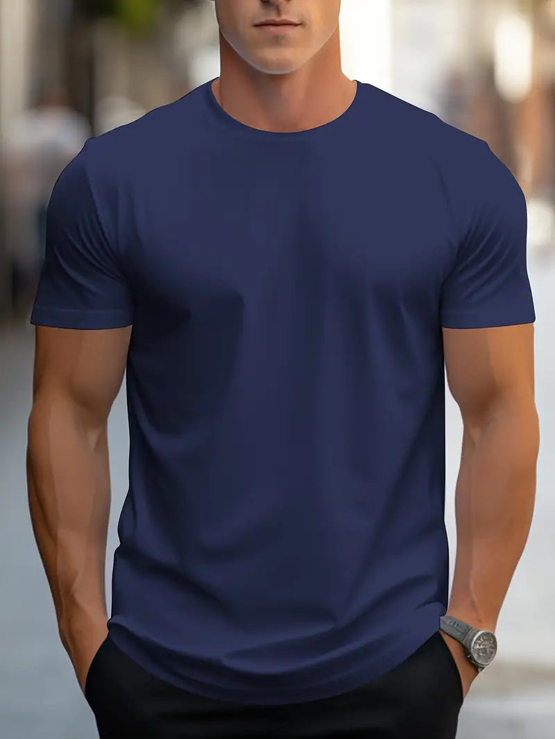 Männer T-Shirt Elegantes Slim Fit