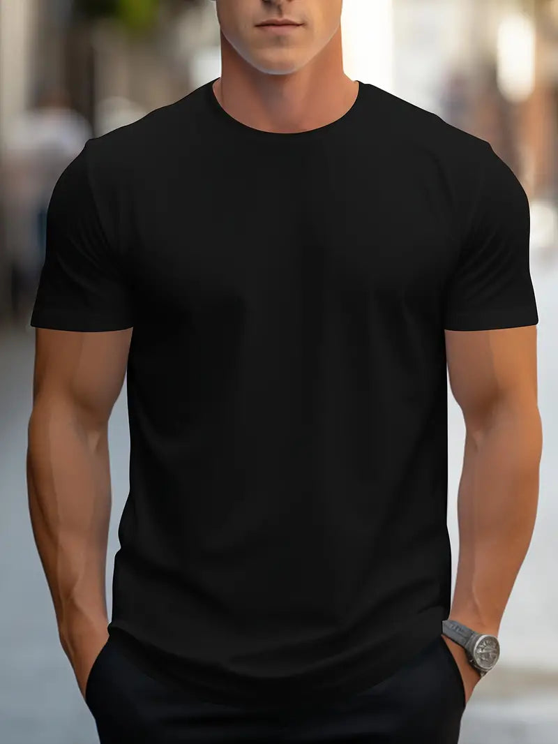 Männer T-Shirt Elegantes Slim Fit