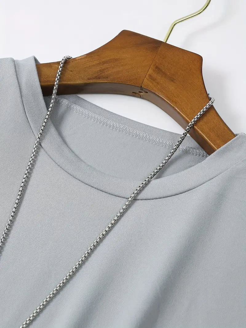 Männer T-Shirt Elegantes Slim Fit